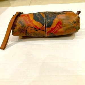 Brand new leather clutch